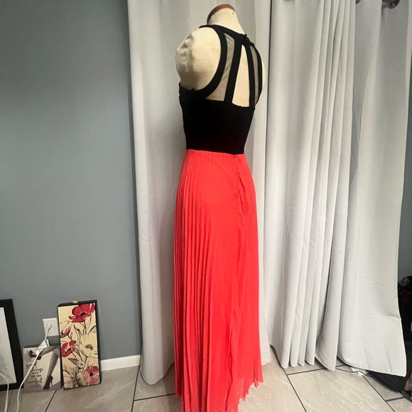 Chrystal doll maxi black /red dress size 5 crossed chest designs women’s girls - Picture 6 of 11